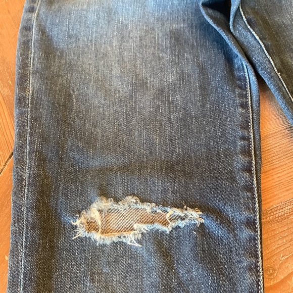 J BRAND Maria Distressed High Rise Skinny Jeans Motion Wash Size 27 - Picture 9 of 10